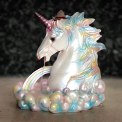 Regenbogen Einhorn Backflow Rückfluss Räuchergefäß